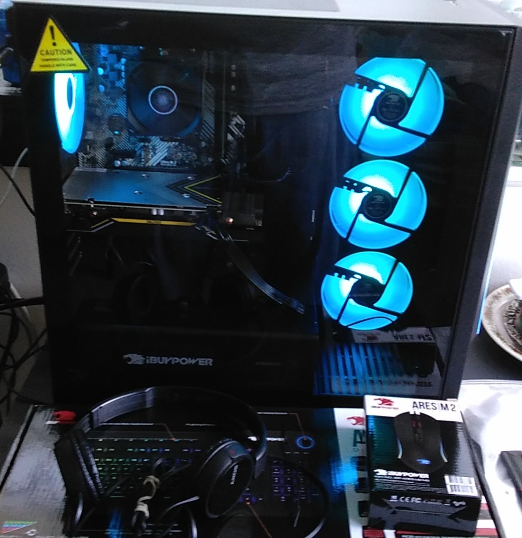 iBUYPOWER Element Gaming PC Desktop Computer AMD Ryzen 9 7900X, NVIDIA GeForce RTX 5070 12GB, 32GB DDR5 RGB 5200MHz RAM, 1TB NVMe SSD, Windows 11 Home (EWA9N5702) customer photo 1