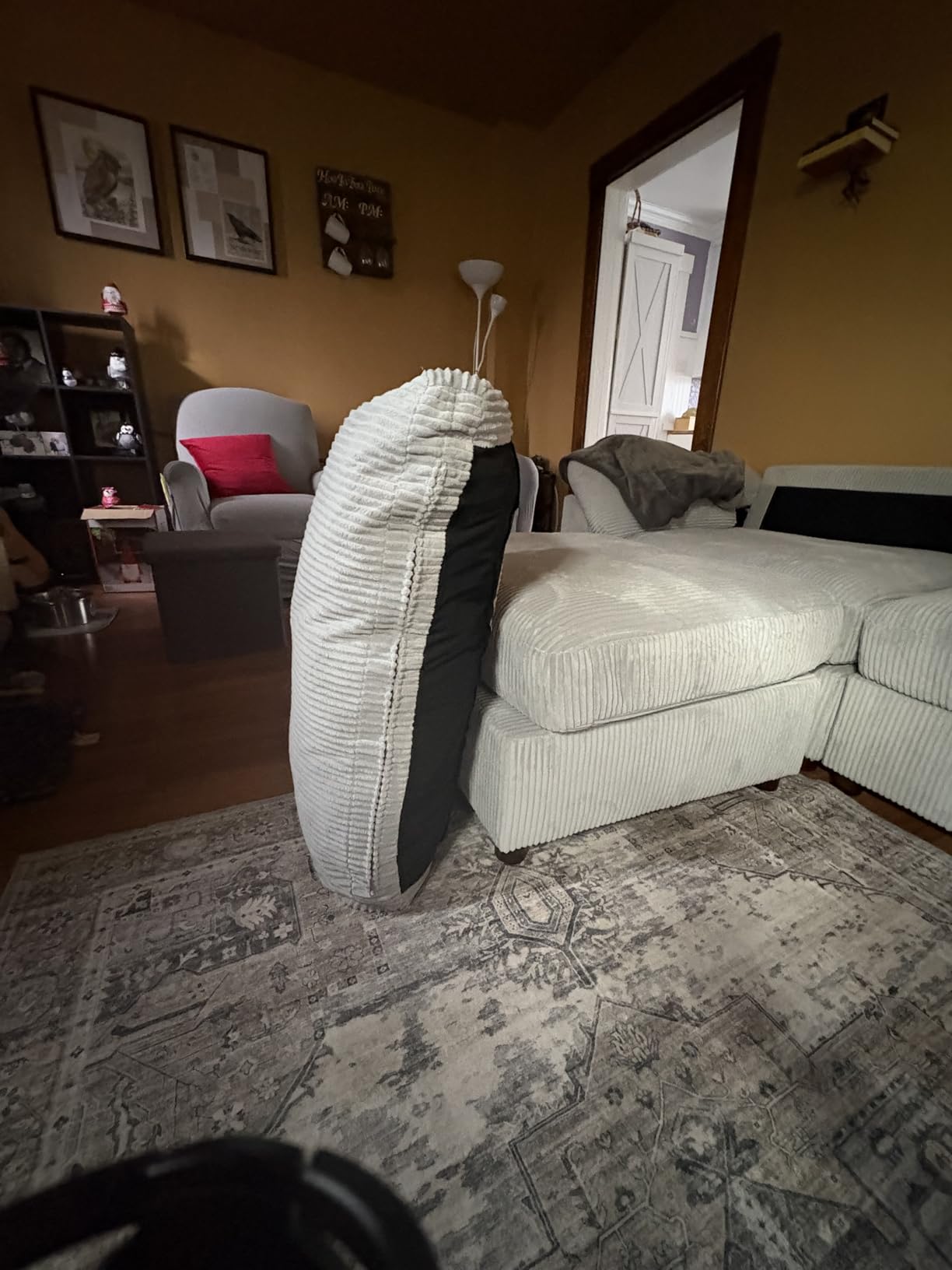 EASE MOOSE Sectional Modular Sofa, Comfortable Oversized L Shape Sectional Couch Wide Deep Seat Sectional Sofa, Grey customer photo 1