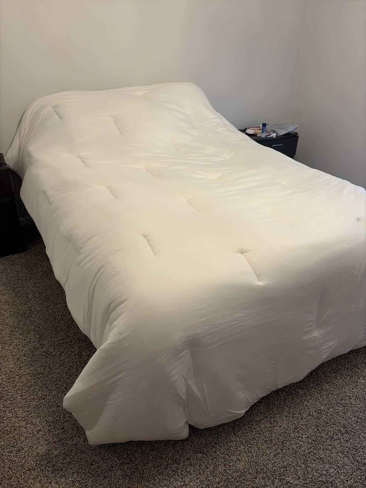 Mellow Marshmellow Comforter Full/Queen - Extra Fluffy Double-Stuffed Down Alternative Duvet Insert, All-Season Temperature-Balancing, Oeko-TEX Class I Fabric, Box-Stitch, Machine Washable customer photo 1