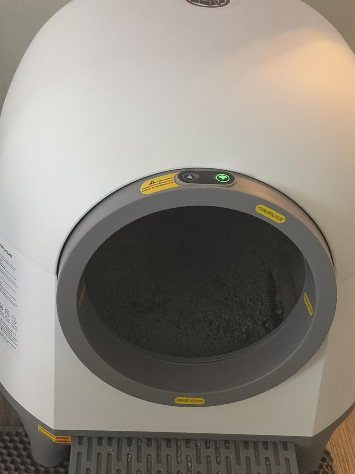 Greesum Smart Self-Cleaning Cat Litter Box, Fully Enclosed Automatic Litter Box with App Control, Safety Sensors& Large Capacity for Multi-Cat Homes, Includes Waste Bags & Mat customer photo 2