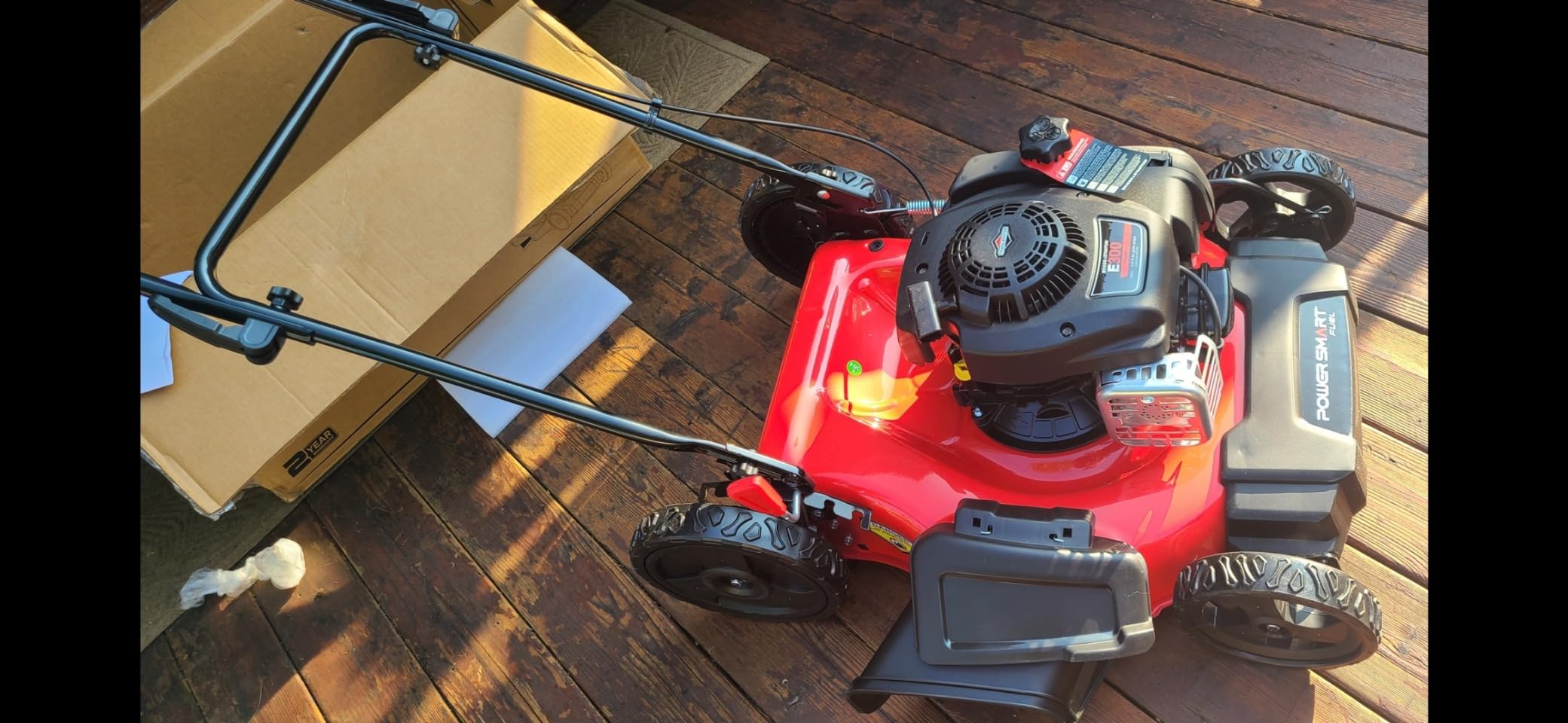 PowerSmart 21-Inch 3-in-1 Gas Self-Propelled Lawn Mower, 170CC OHV Engine, Bagging/Mulching/Rear Discharging, 6 Cutting Heights, Durable Steel Deck, Rear-Wheel Drive, for Garden, Yard customer photo 2