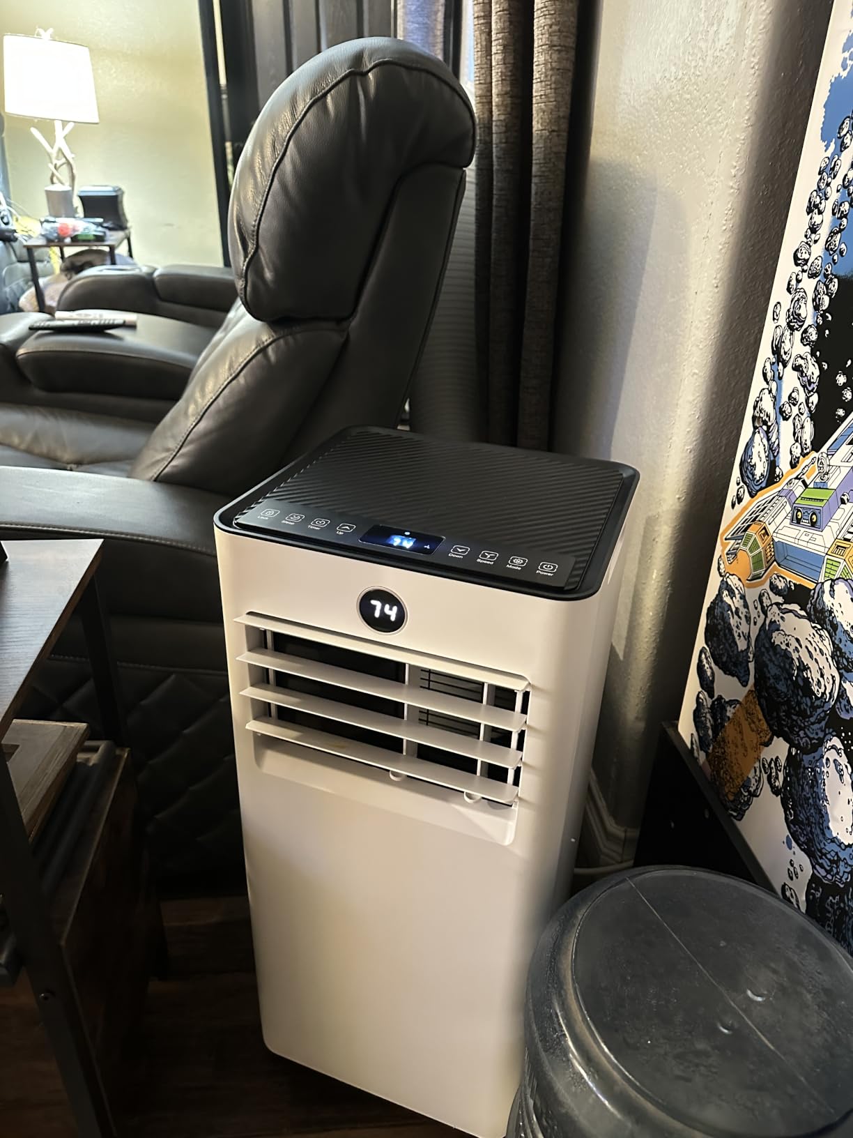 Quiet Portable Air Conditioner 8000 BTUs, Cools Rooms up to 350 Sq. Ft, Dehumidifier & Fan Mode, Sleep Mode, 24-Hour Timer, 26 ft Remote Control, Window Kit 1-piece customer photo 2
