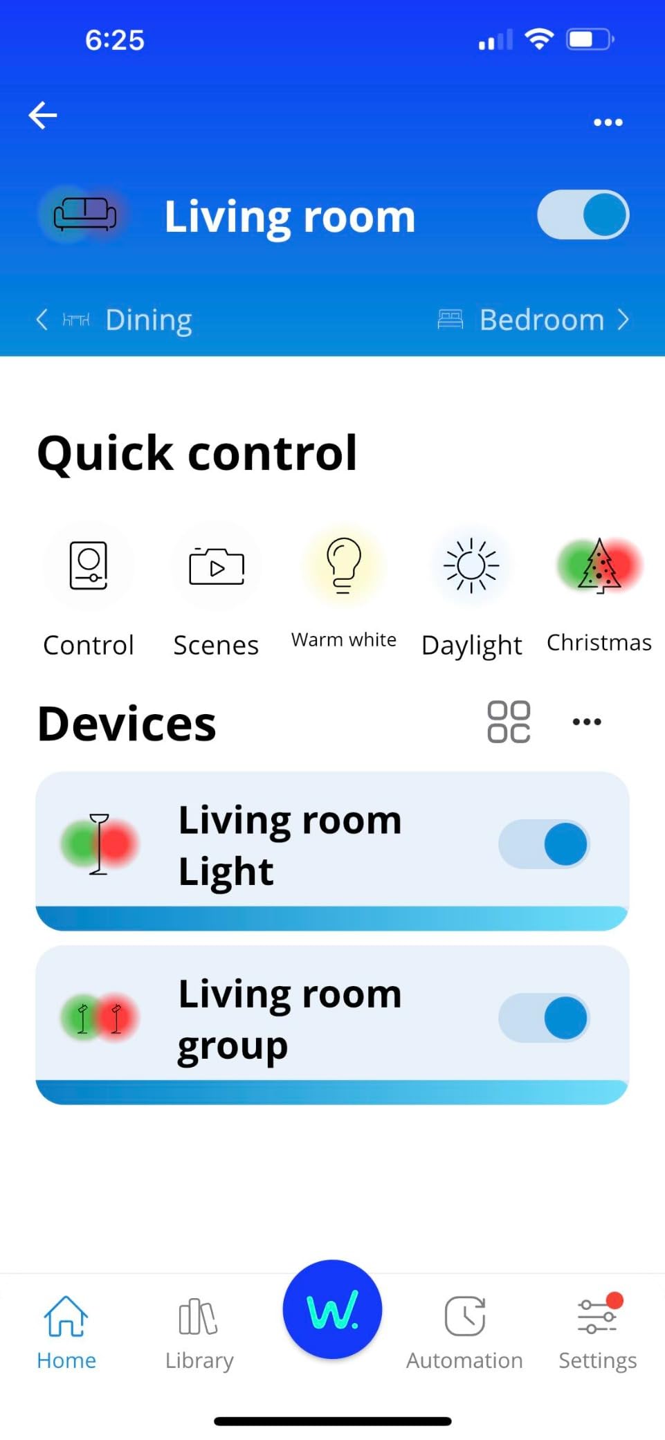 PHILIPS Smart LED Full Color Light Bulb 4-Pack, A19 60W 800LM E26 Indoor, Sunset to Sunrise Automation + Motion Detection + Control with Voice or App, Matter Compatible customer photo 1