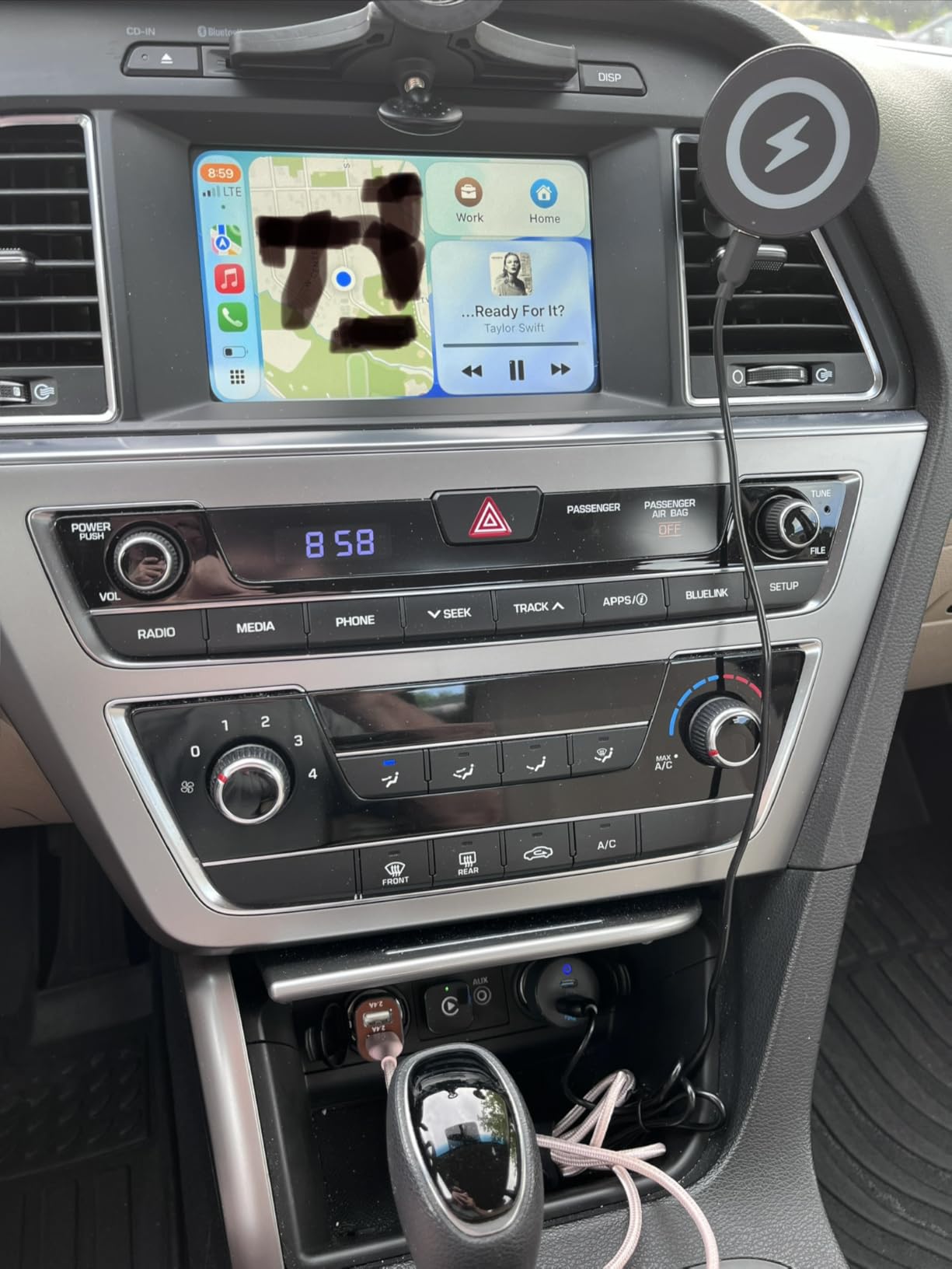 (2026 Upgraded) Wireless CarPlay Adapter for Apple iPhone & Android, Small Size, Plug and Play, Fast and Stable Connection, No Latency (Black) customer photo 2