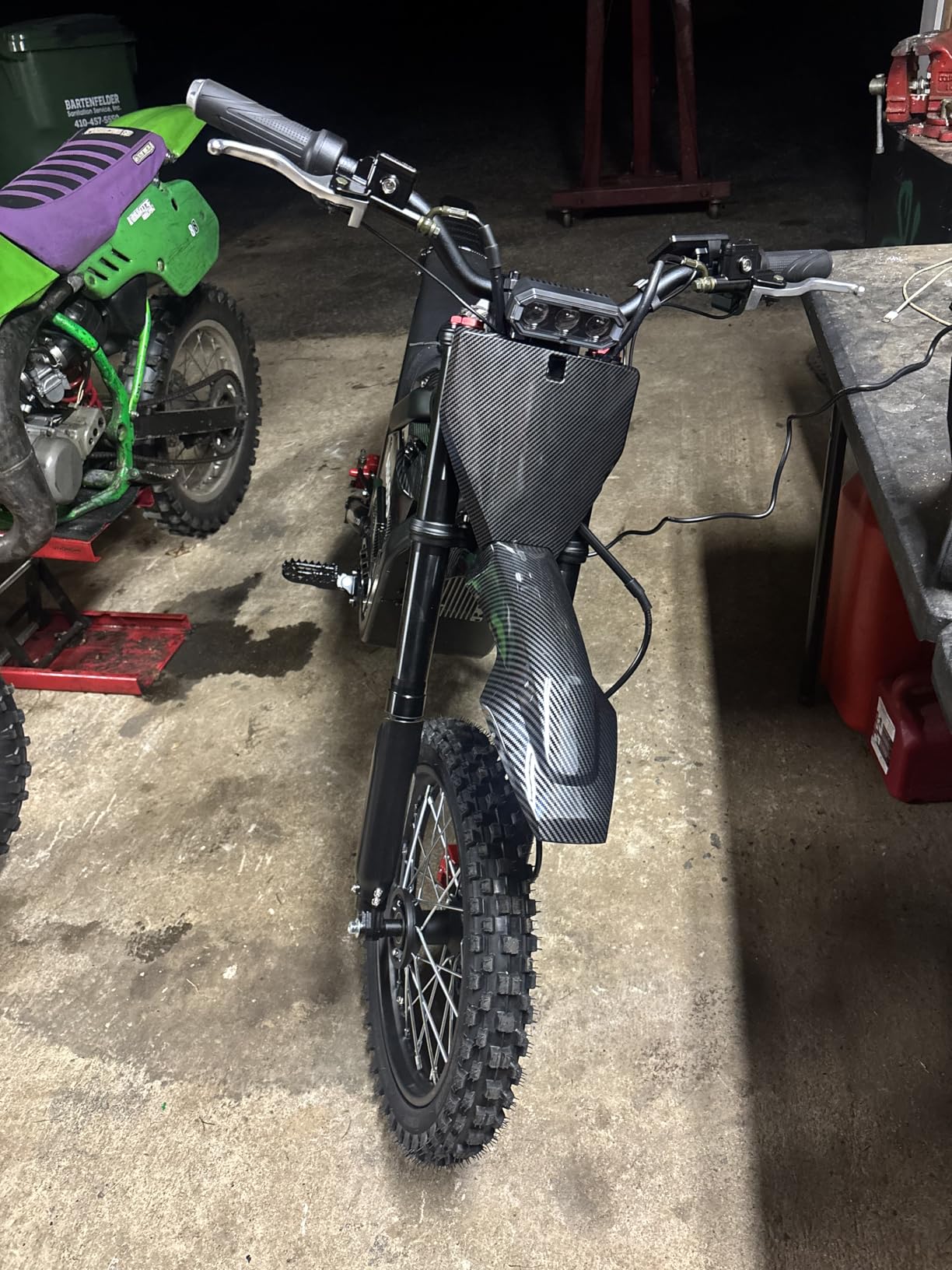 4000W Peak Electric Dirt Bike for Teens Adults, 45 MPH Max Speed, 40 Miles Range, 48V 23Ah Removable Battery, 14