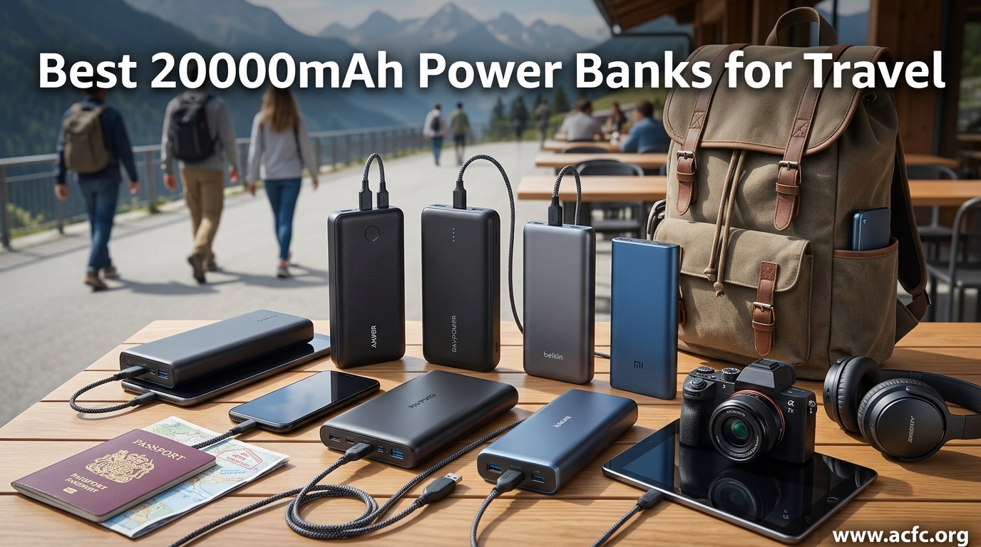 Best 20000mAh Power Banks for Travel