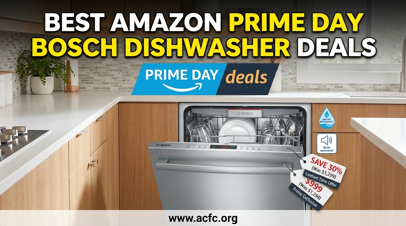 Best Amazon Prime Day Bosch Dishwasher Deals