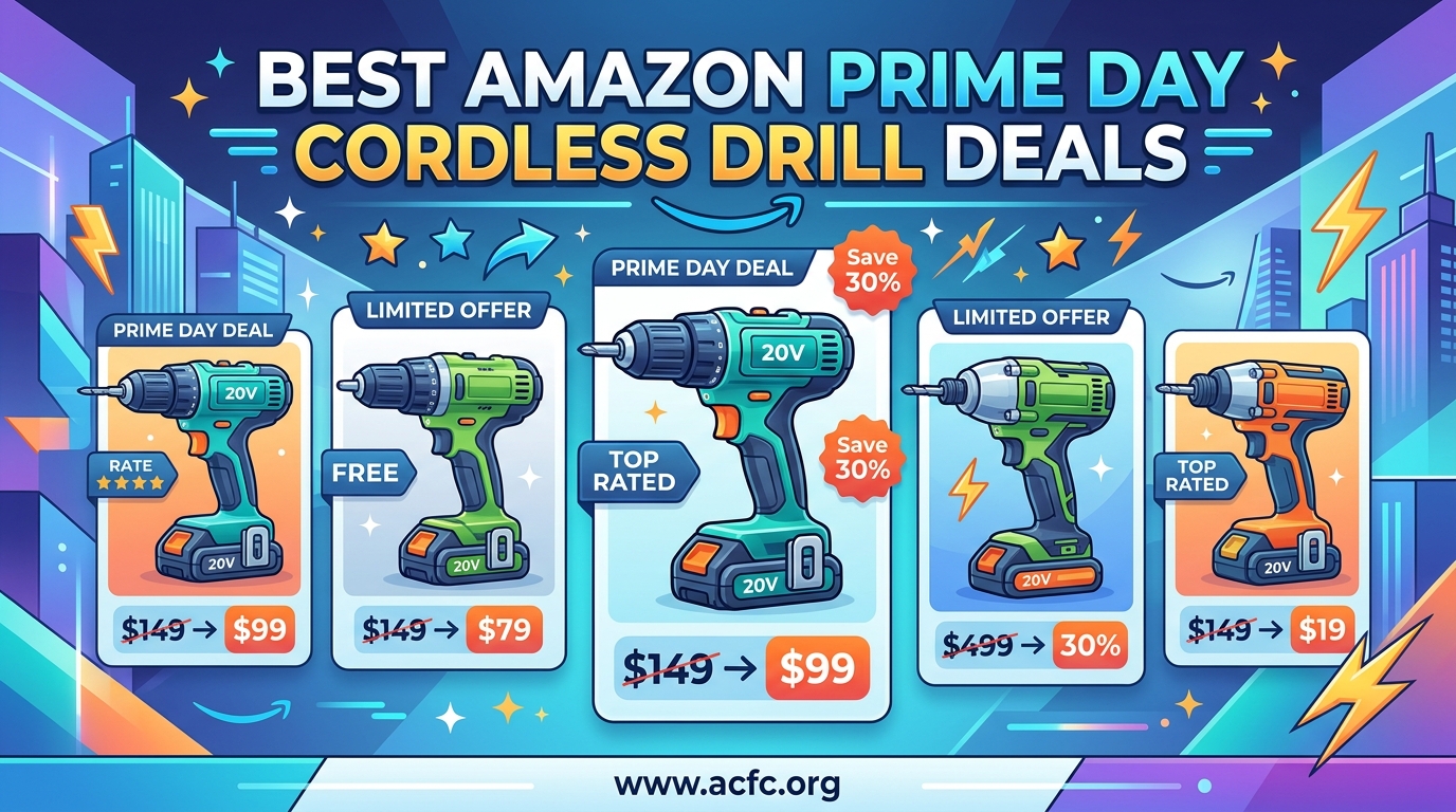 Best Amazon Prime Day Cordless Drill Deals
