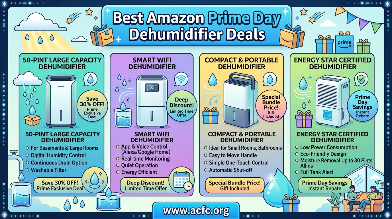 Best Amazon Prime Day Dehumidifier Deals