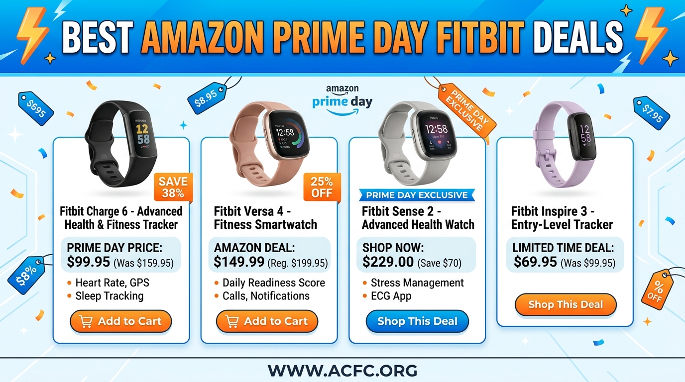 Best Amazon Prime Day Fitbit Deals