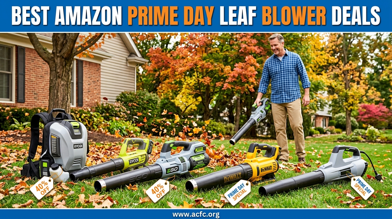 Best Amazon Prime Day Leaf Blower Deals