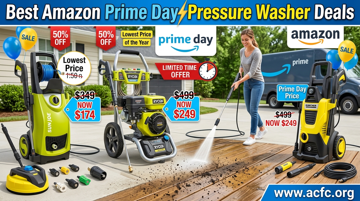 Best Amazon Prime Day Pressure Washer Deals