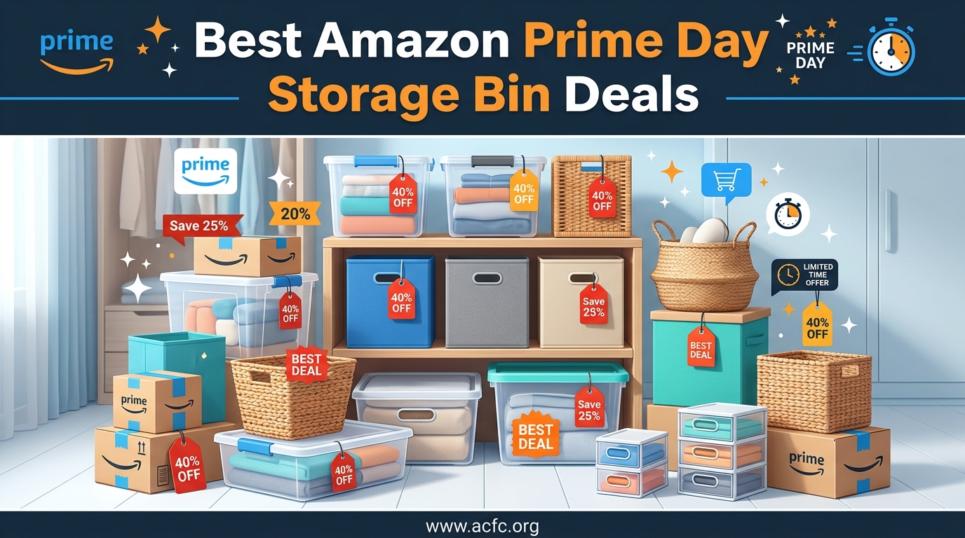 Best Amazon Prime Day Storage Bin Deals