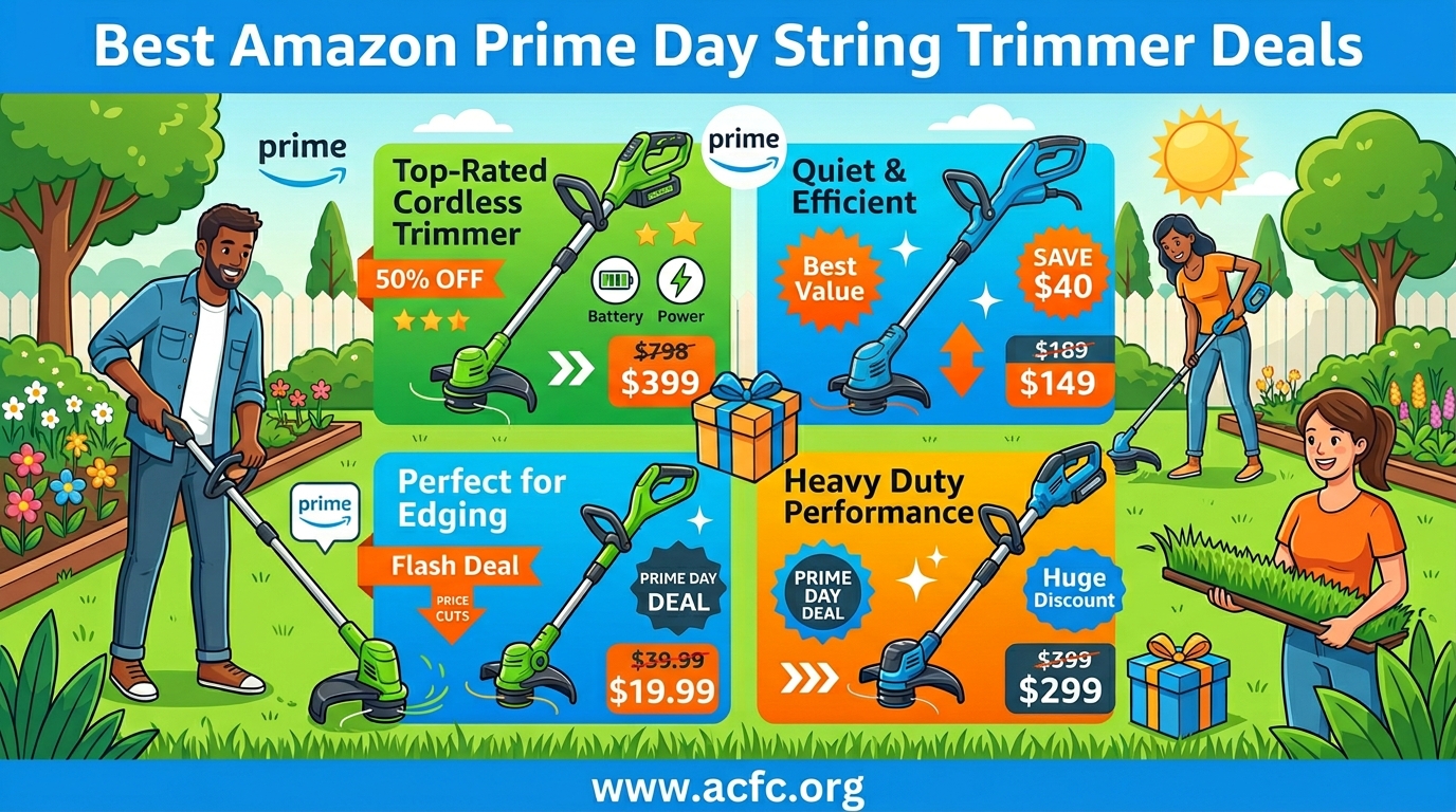 Best Amazon Prime Day String Trimmer Deals