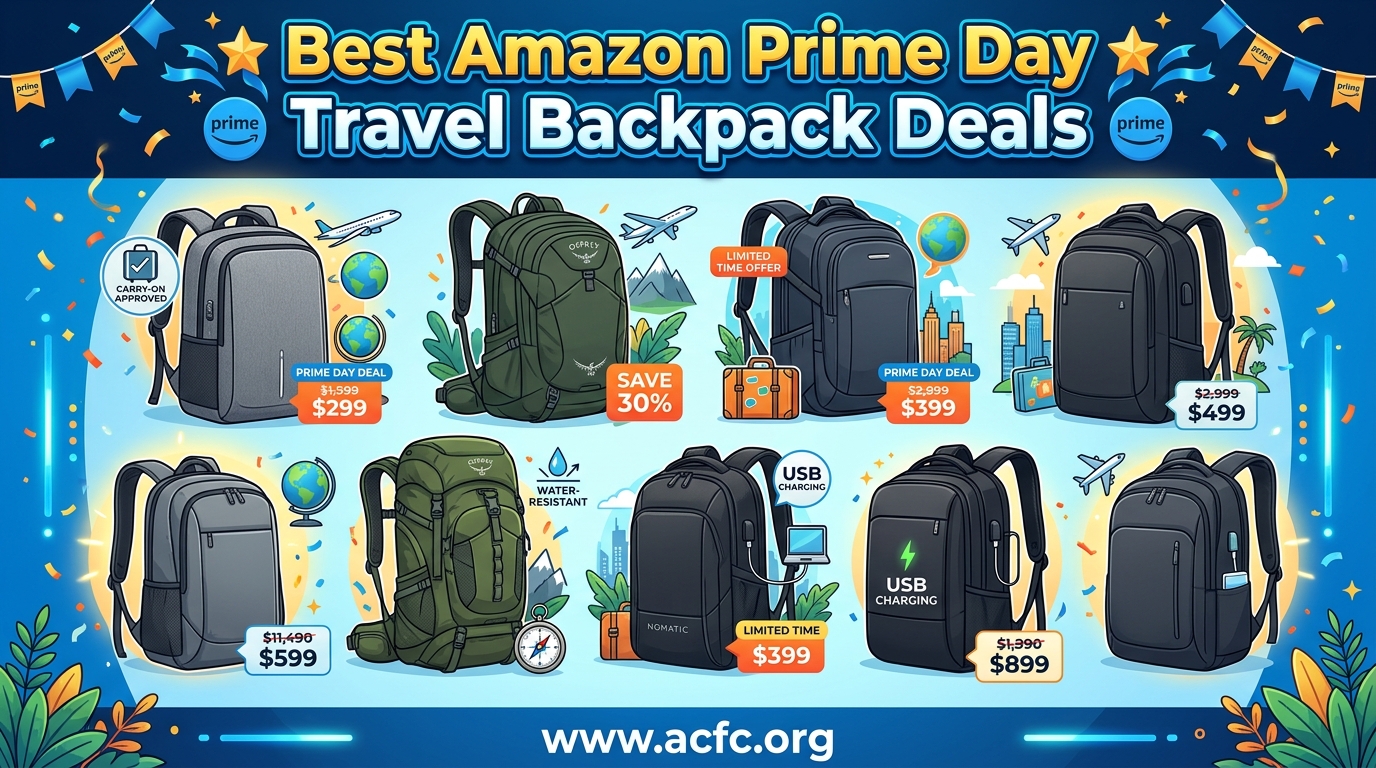 Best Amazon Prime Day Travel Backpack Deals