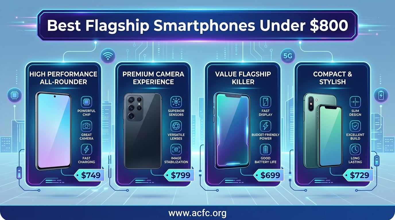 Best Flagship Smartphones Under $800