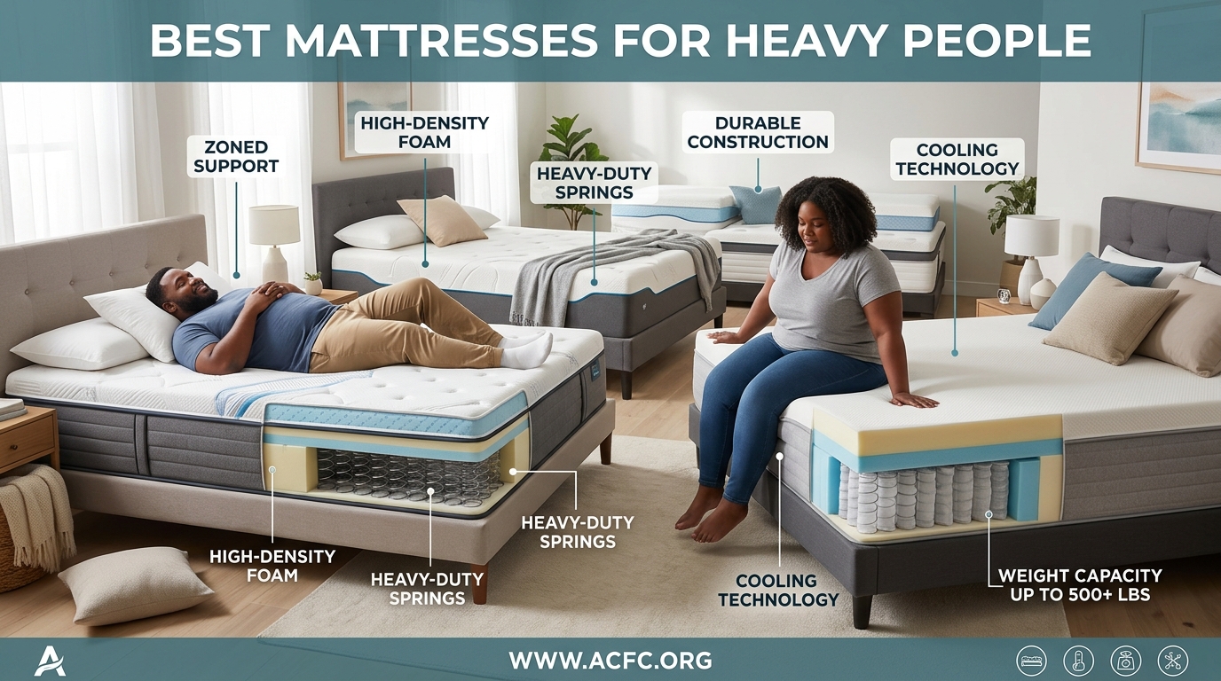 Best Mattresses for Heavy People