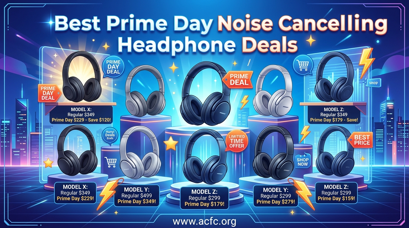 Best Prime Day Noise Cancelling Headphone Deals