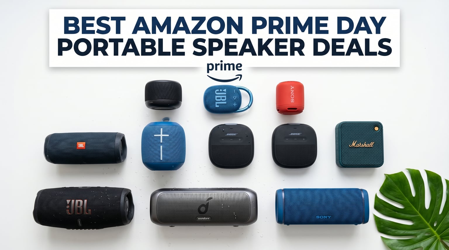 Best Amazon Prime Day Portable Speaker Deals