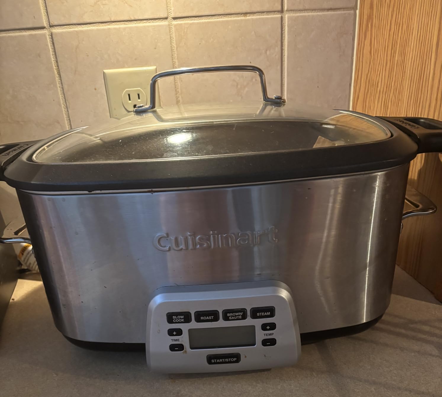 Cuisinart 3-In-1 Cook Central 6-Quart Multi-Cooker: Slow Cooker, Brown/Saute, Steamer, MSC-600, Silver customer photo 1