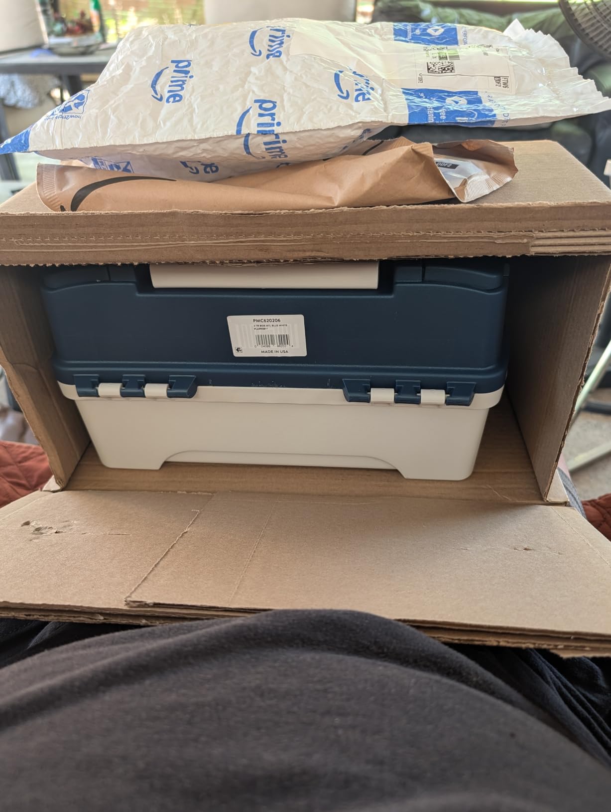Plano 2-Tray Tackle Box with Dual Top Access, Blue Metallic/Off White, Premium Tackle Storage, 620206, One Size customer photo 1