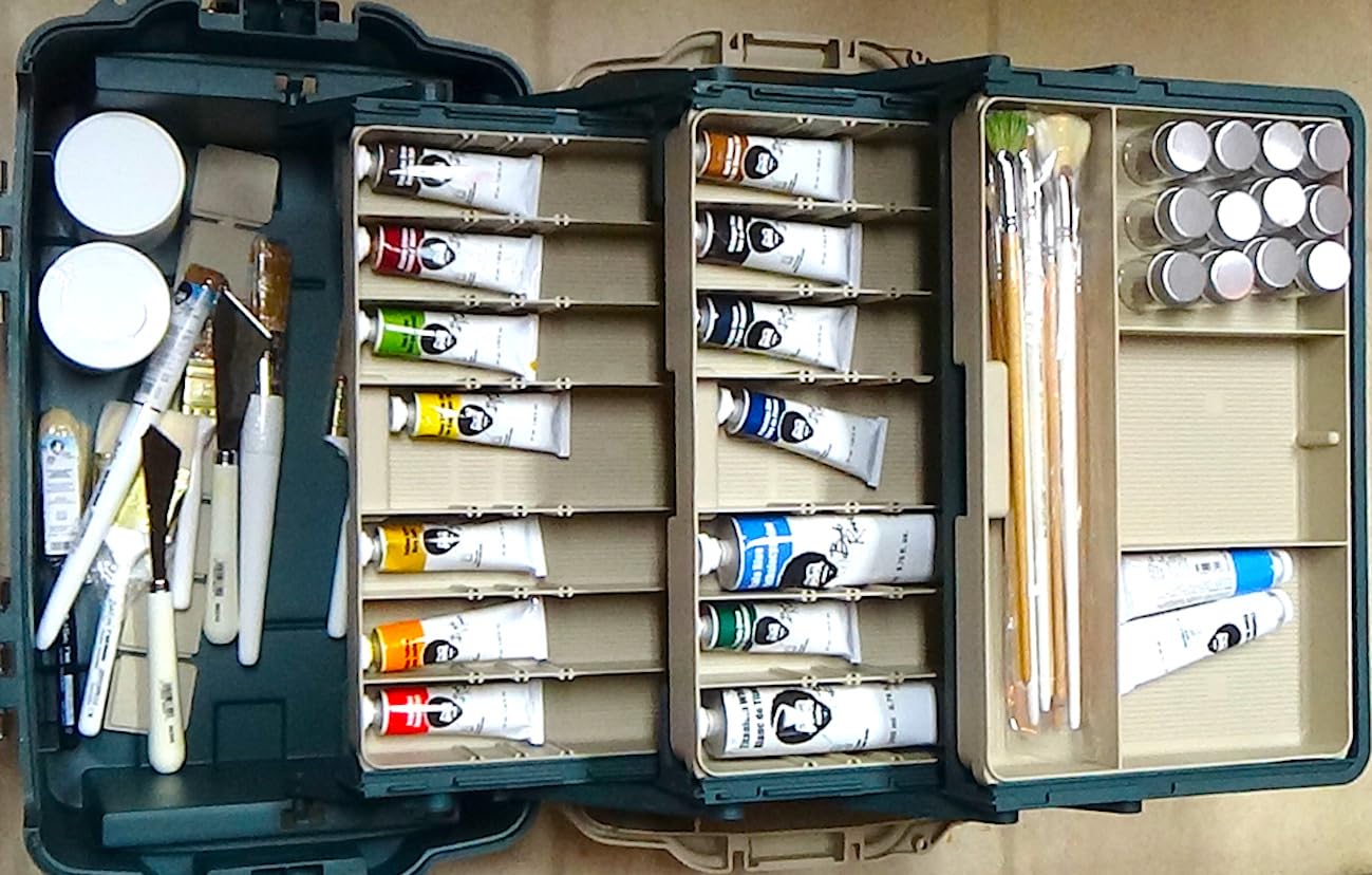 Plano Hybrid Hip Tackle System, White and Green, Premium Tackle Storage with Removable Drawers, Fits StowAway Utility Boxes, Storage for Fishing customer photo 2