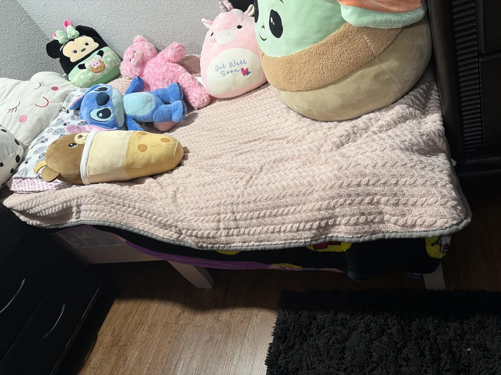 Dream On Me Brookside Toddler Bed, Low Floor Wooden Bed, Side Safety Bed Rails, GREENGUARD Gold & BSA Certified, White customer photo 2