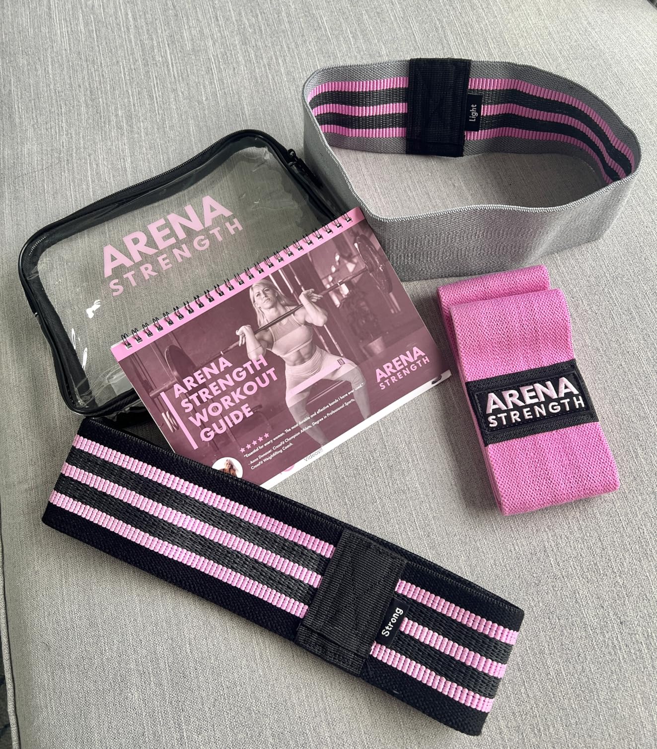 Arena Strength Fabric Booty Bands - Fabric Exercise Bands for Legs and Butt customer photo 1
