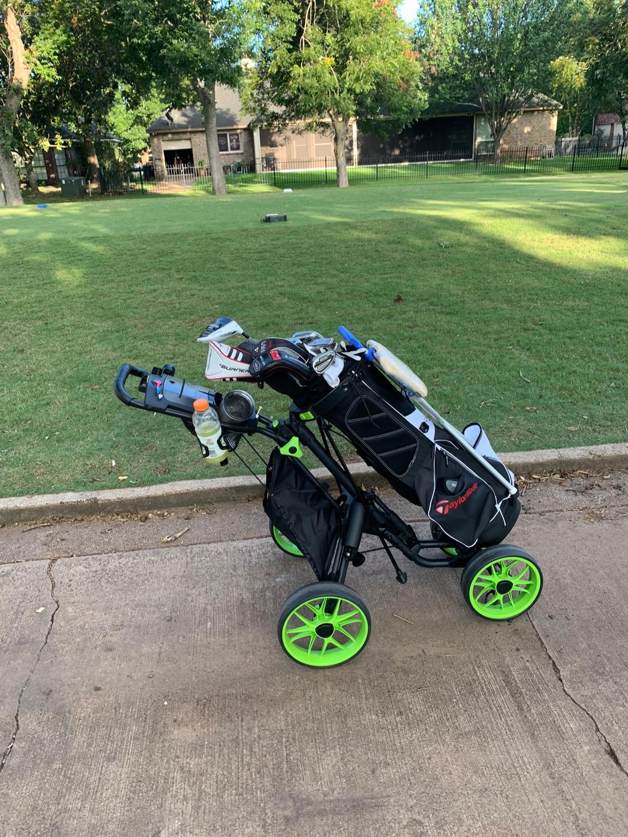 CaddyTek Golf Cruiser One V8 Push Cart customer photo 2