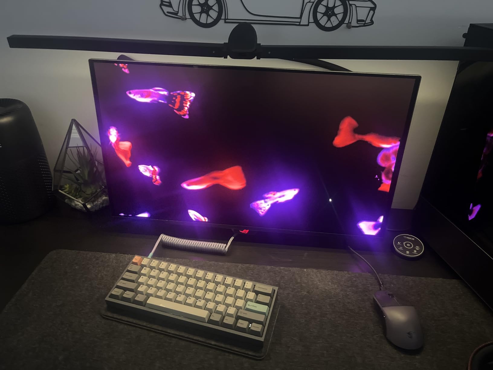 VIVO Premium Aluminum Full Motion Single Ultrawide Monitor Desk Mount Stand with Lift Engine Arm, Fits Screens up to 40 inches, STAND-V101BB customer photo 1