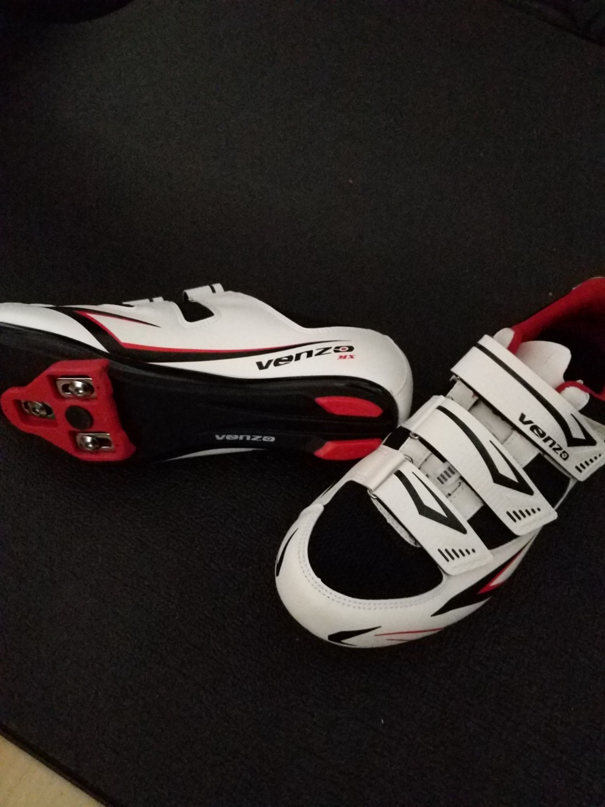 Venzo Bicycle Men's Road Cycling Riding Shoes - 3 Straps customer photo 1