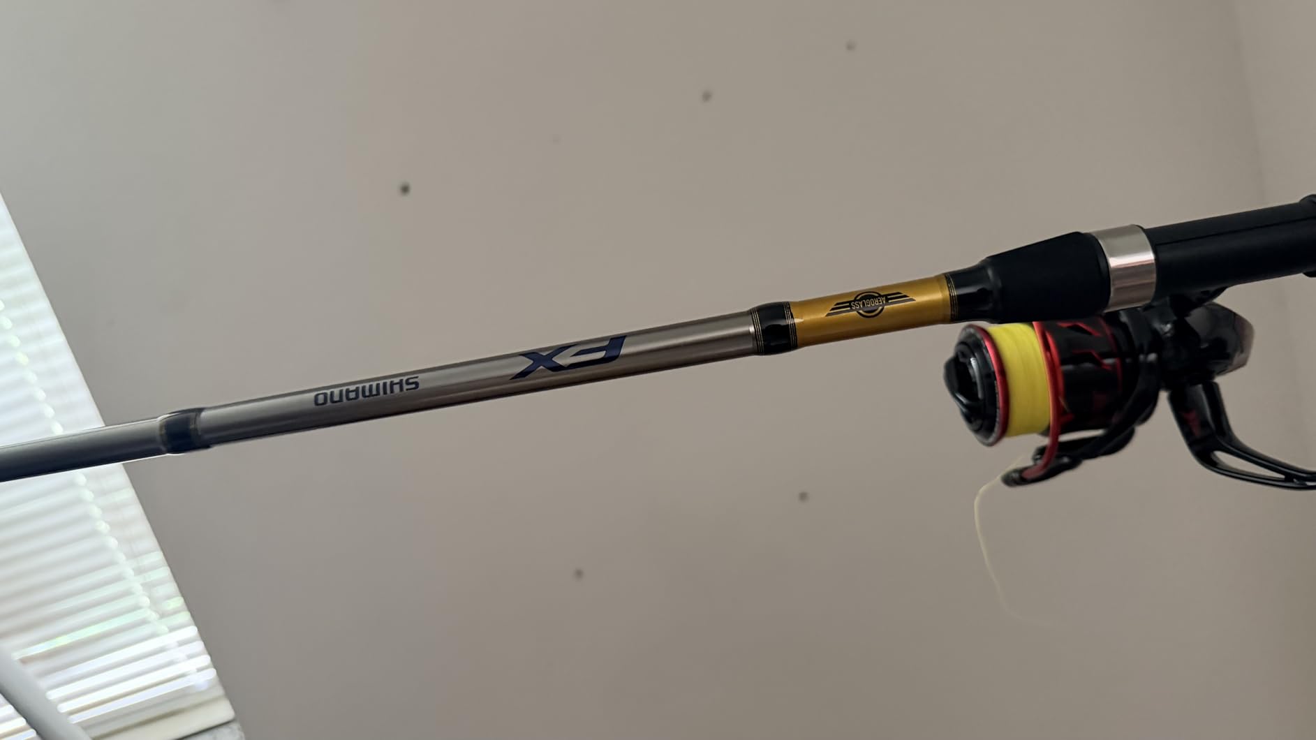 Shimano FX Spinning Freshwater Spinning Fishing Rods, 2pc, Medium Heavy, Fast Action, 6'6