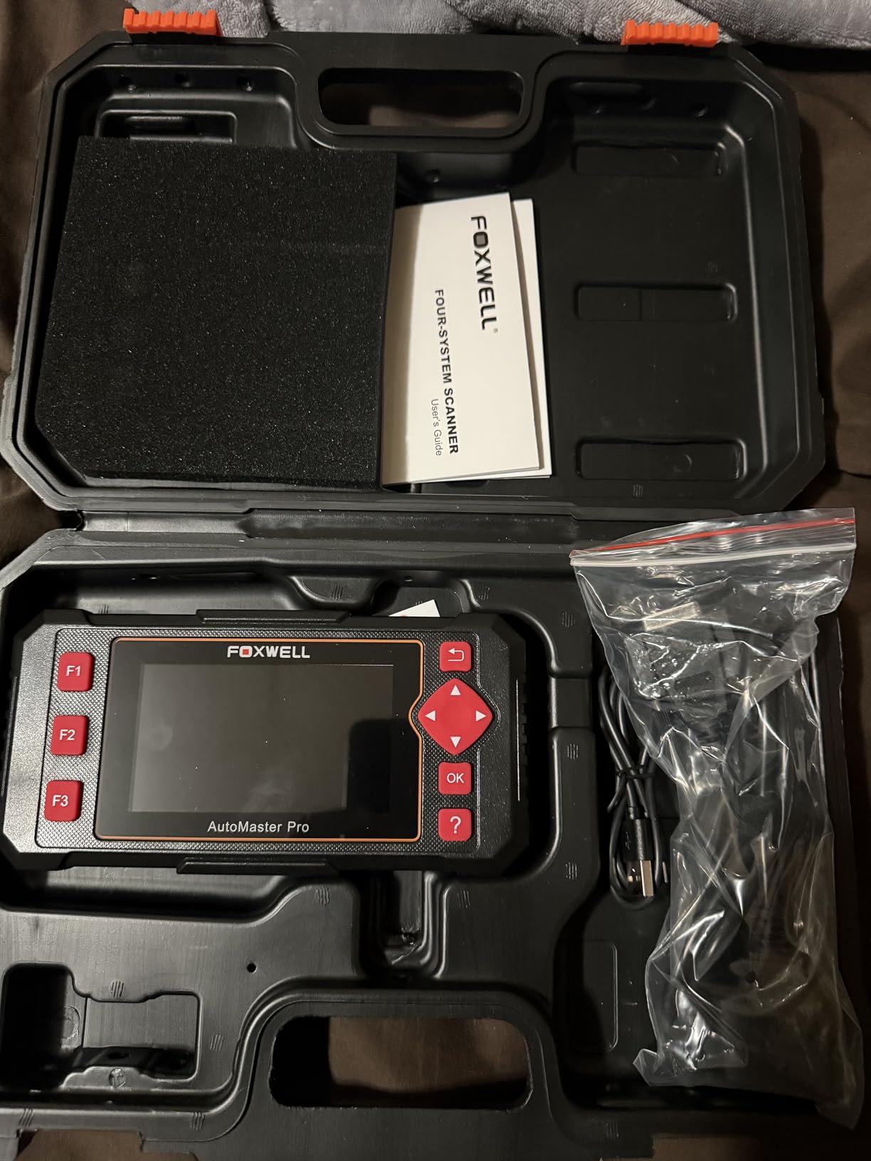 FOXWELL Car Scanner NT604 Elite OBD2 Scanner ABS SRS Transmission, Check Engine Code Reader for Cars and Trucks, Diagnostic Scan Tool with SRS Airbag, Live Data customer photo 1