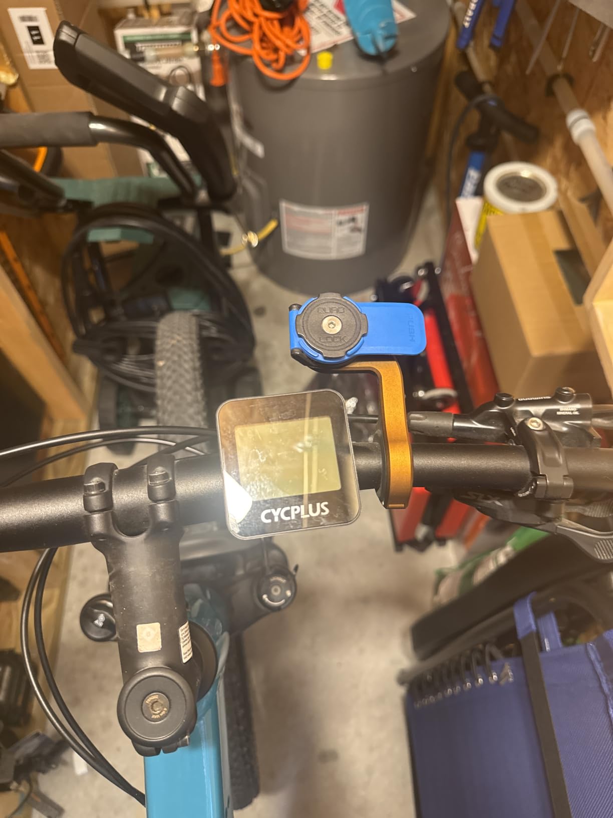 CYCPLUS GPS Bike Computer, Wireless Cycling Computer with Automatic Backlight, Bicycle Speedometer Odometer with Waterproof and Larger Battery, Provide Professional Data Analysis customer photo 1