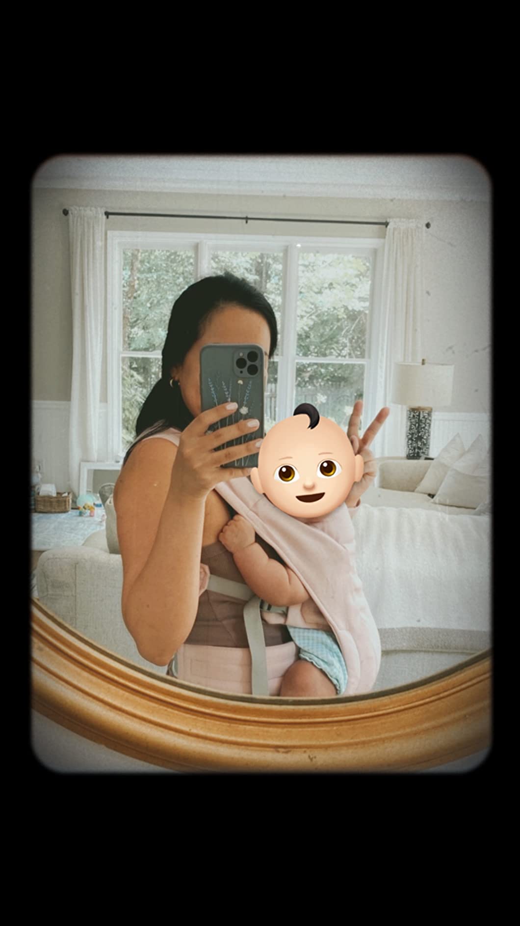 Ergobaby Embrace Newborn Baby Carrier for Infants 0-12 Months (7-25 lbs) - Ergonomic 2-Position Infant Carrier with Head and Neck Support, Hip-Healthy Positioning (Cream) customer photo 2