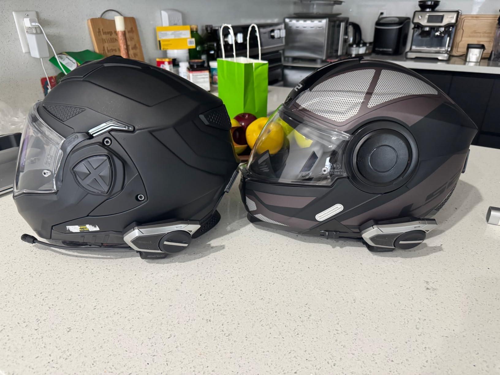 Sena 50S Motorcycle Bluetooth Headset w/Sound by Harman Kardon Integrated Mesh Intercom System Premium Microphone & Speakers customer photo 1