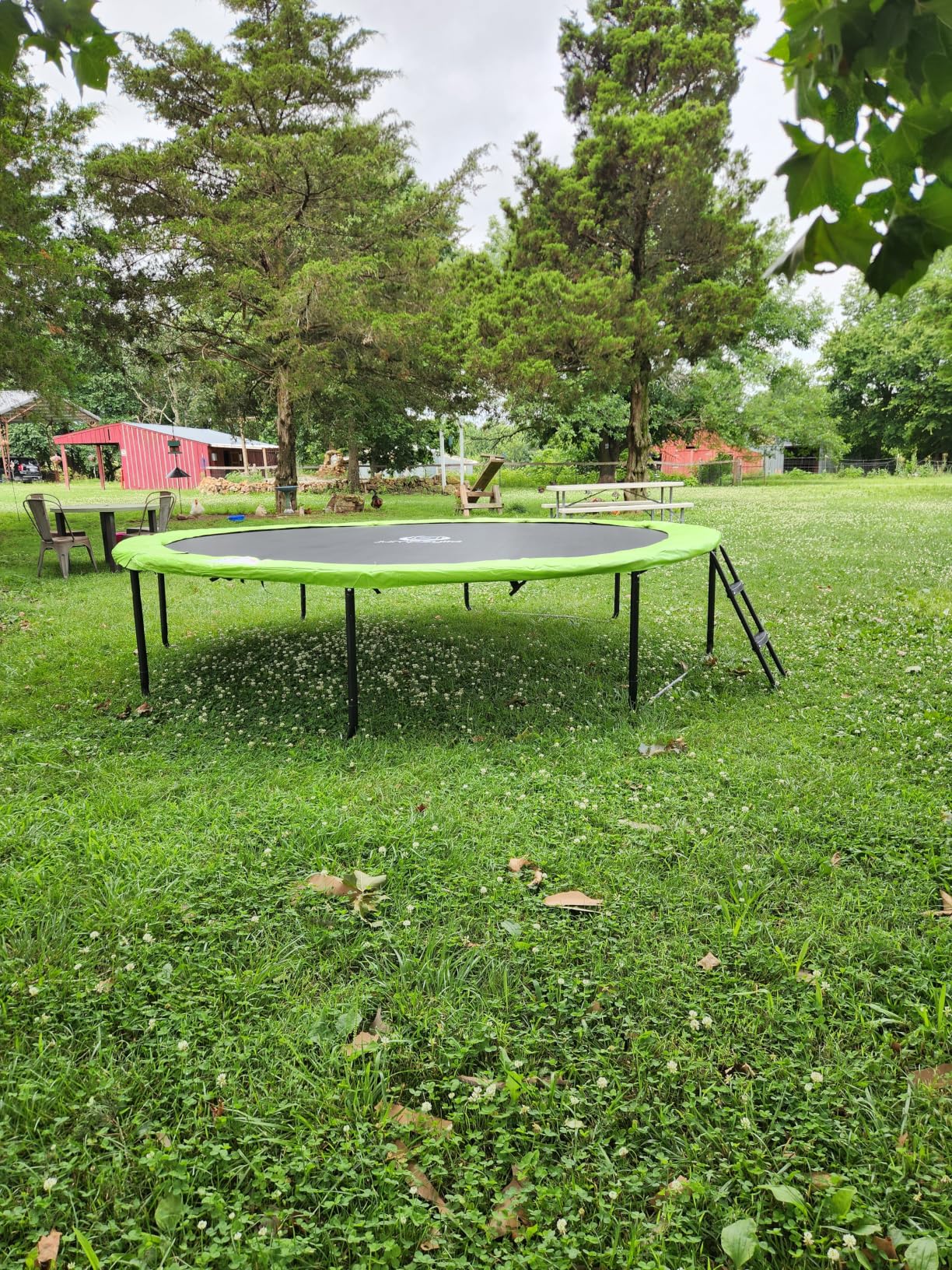 JUMPZYLLA Outdoor Trampoline with Net, 8FT 10FT 12FT 14FT 15FT 16FT customer photo 1