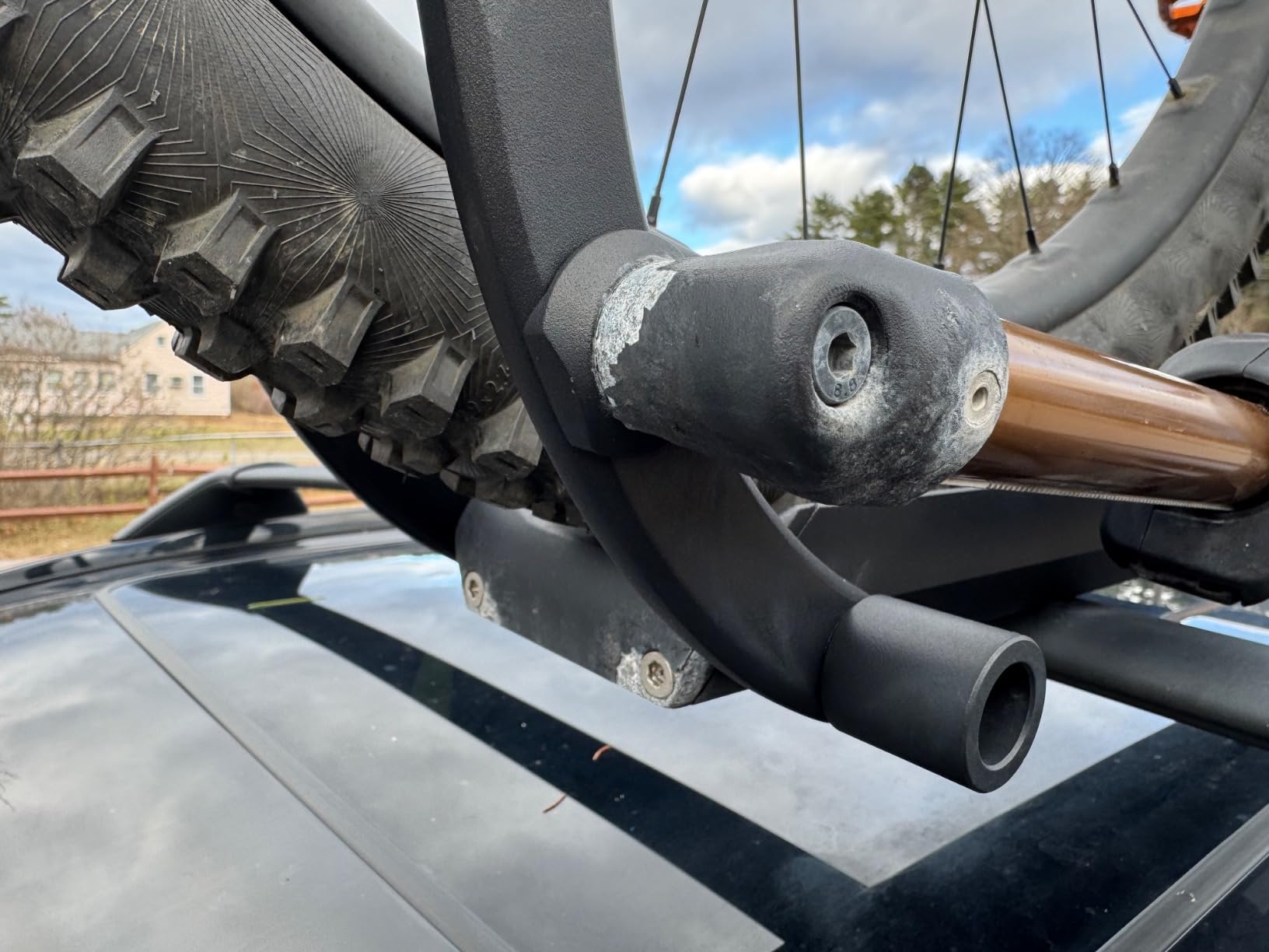KUAT Piston SR - Secure Rugged Durable Kashima-Coated Portable Foldable Easy-to-Use No Frame Contact Rooftop Bike Rack with 53