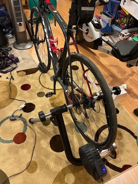 Sportneer Bike Trainer - Smart Stationary Bicycle Trainer Support Bluetooth & ANT+ Connection - Indoor Bike Trainer Stand customer photo 2
