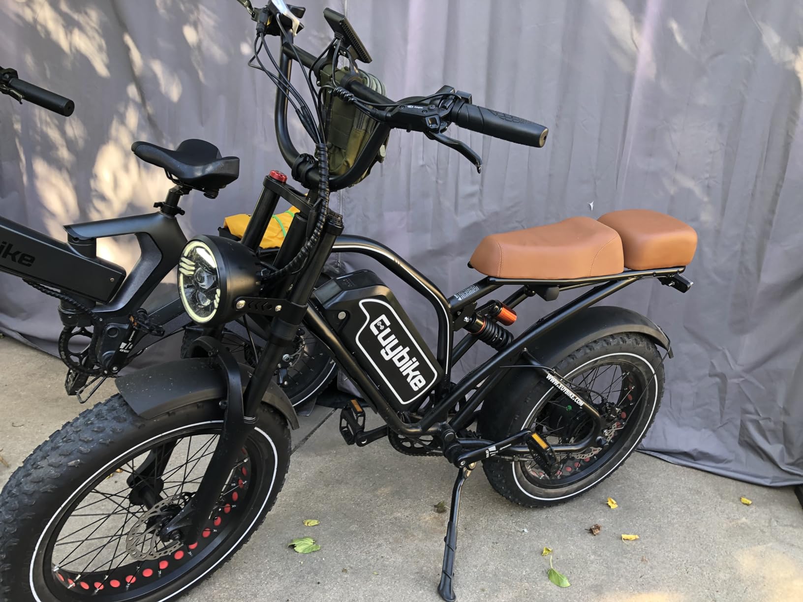 EUY 1500W Peak Electric Bike for Adults, 48V 20Ah Removable Battery Max Range 80Miles & 30MPH Electric Bicycle, 20''x4.0