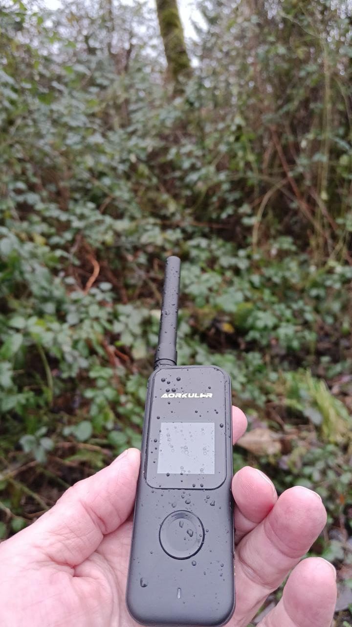 Aorkuler GPS Dog Tracker -- Track Your Dog Up to 3.5 Miles Without Phone or Cell Signal | No App, No Monthly Fees | Ideal for Hiking, Rural & Remote Areas (Tracker 2) customer photo 1