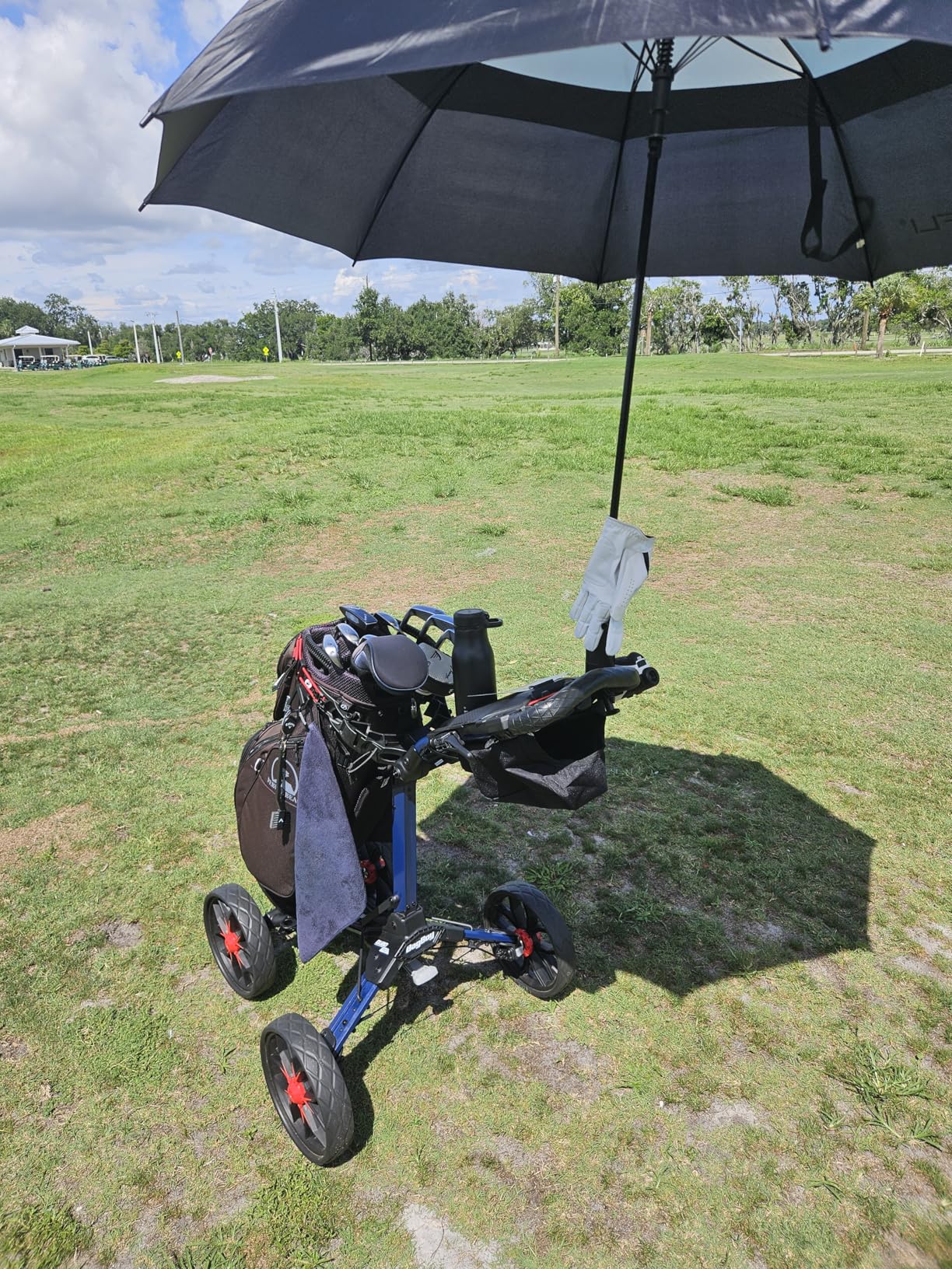 Bag Boy Quad Pro Push Cart, Black/Slate customer photo 2