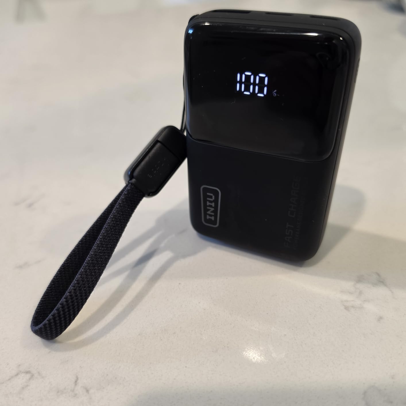 INIU Portable Charger, Ultra Mini 10000mAh 45W Fast Charging with Detachable Cable, Flight-Safe Travel USB C Power Bank customer photo 2