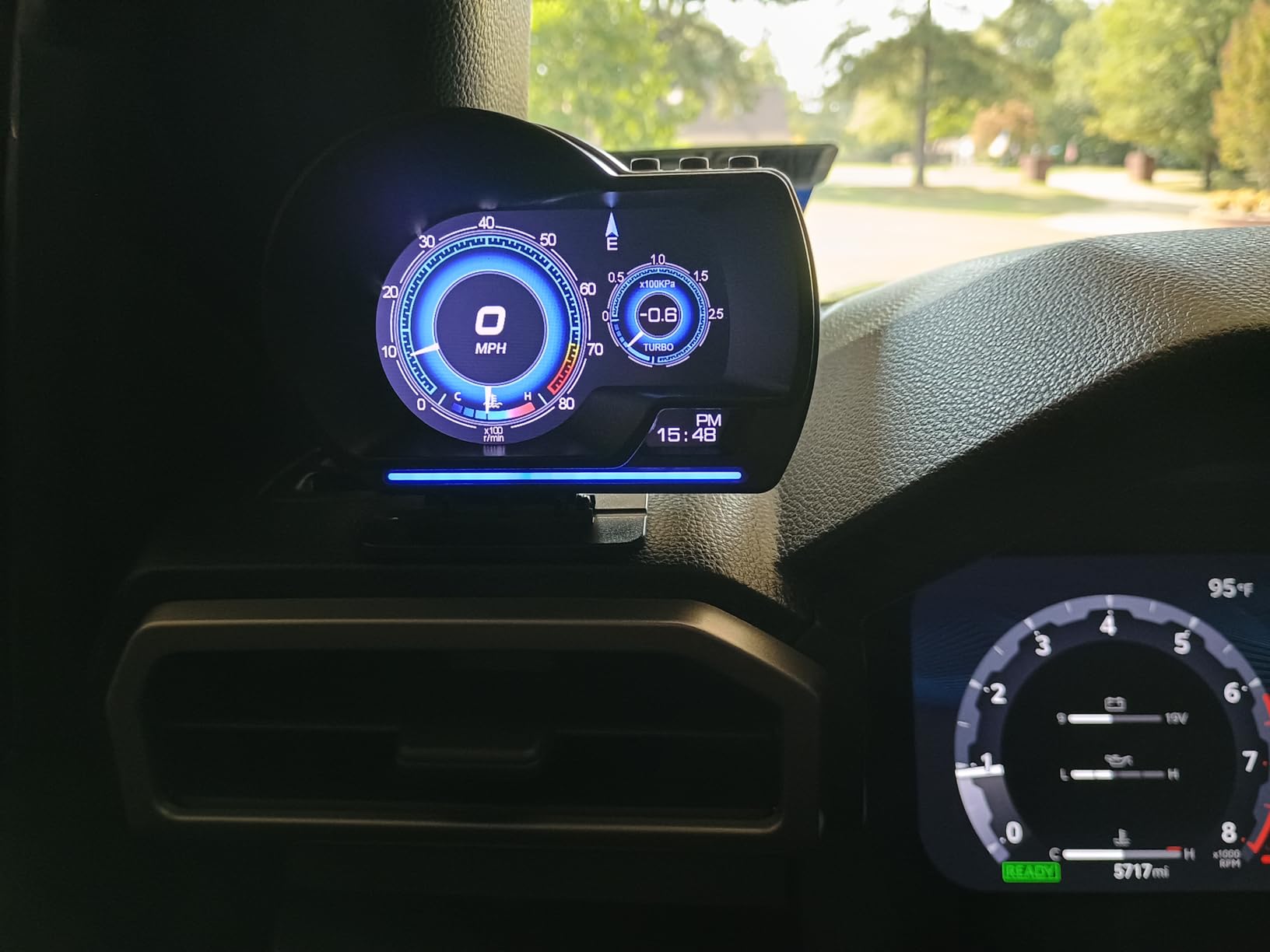 MH Head Up Display for Car, OBD2+GPS Dual System, OBD2 Gauge Display, GPS Speedometer, Tachometer, Water Temp, Volt, Overspeed Alarm Fault Diagnosis customer photo 1