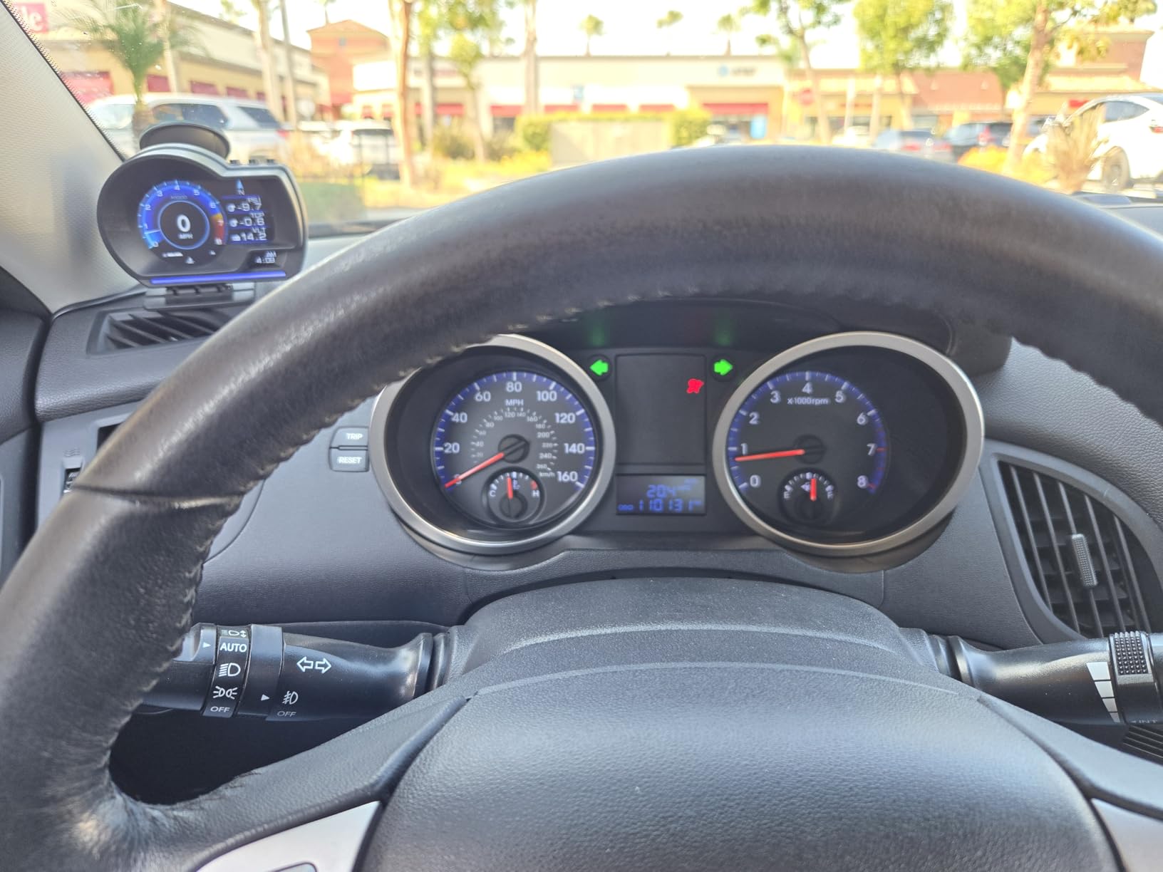 MH Head Up Display for Car, OBD2+GPS Dual System, OBD2 Gauge Display, GPS Speedometer, Tachometer, Water Temp, Volt, Overspeed Alarm Fault Diagnosis customer photo 2