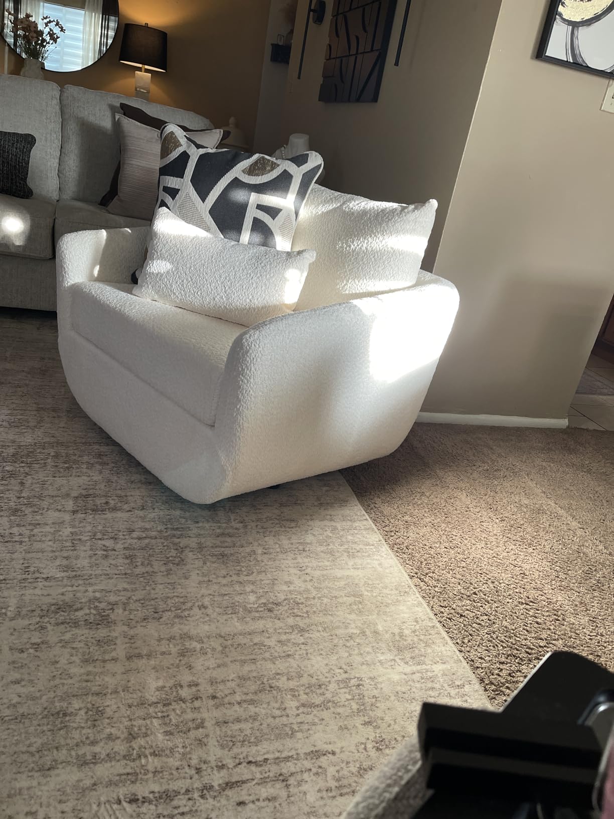 360 Degree Swivel Accent Armchair, 39.3