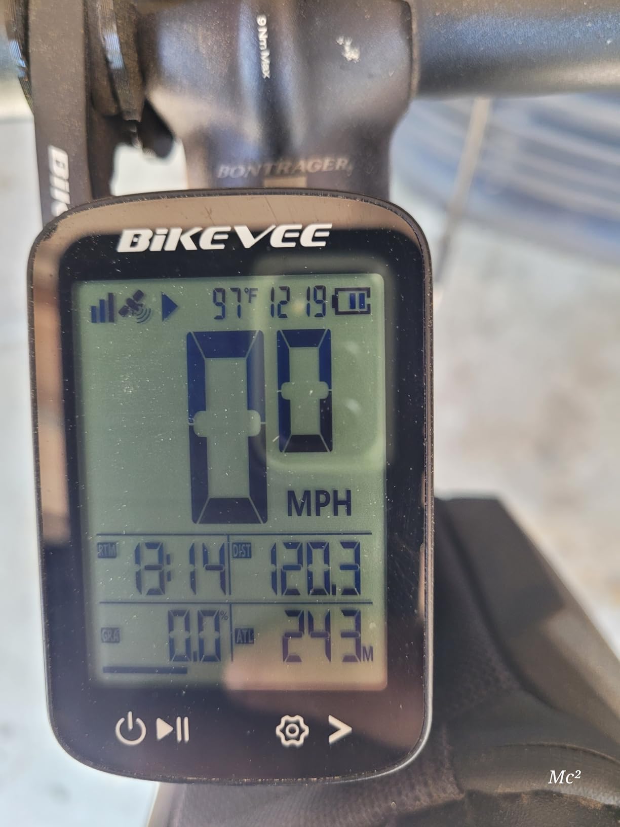 GPS Bike Computer Wireless Cycling Computer with Auto Backlight, Bicycle Speedometer Odometer, Waterproof GPS Speed Tracker for Road Mountain Bikes customer photo 2