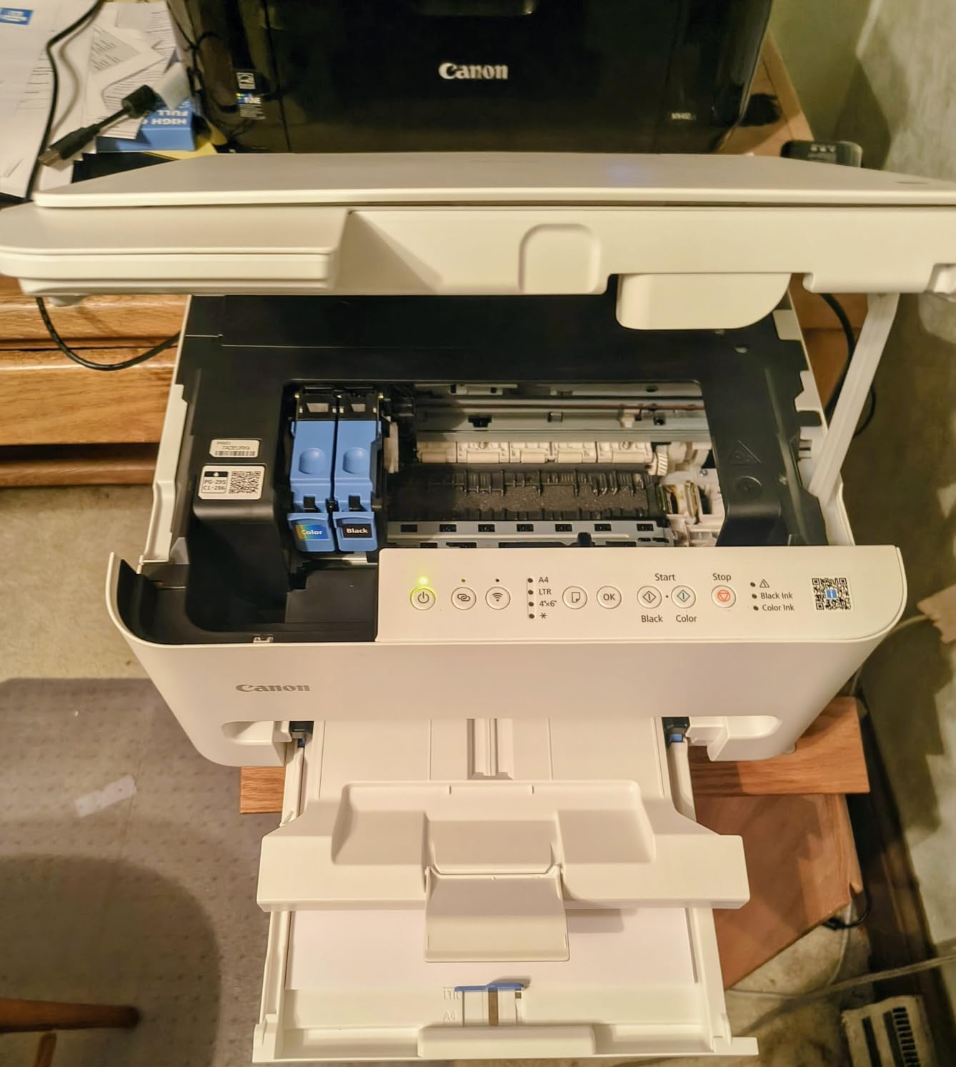 Canon PIXMA TS4320 Wireless Color Inkjet Printer for Duplex Printing, White - Home Printer with Copier/Scanner, Compact Design, Easy Setup, 1 Year Limited Warranty customer photo 2