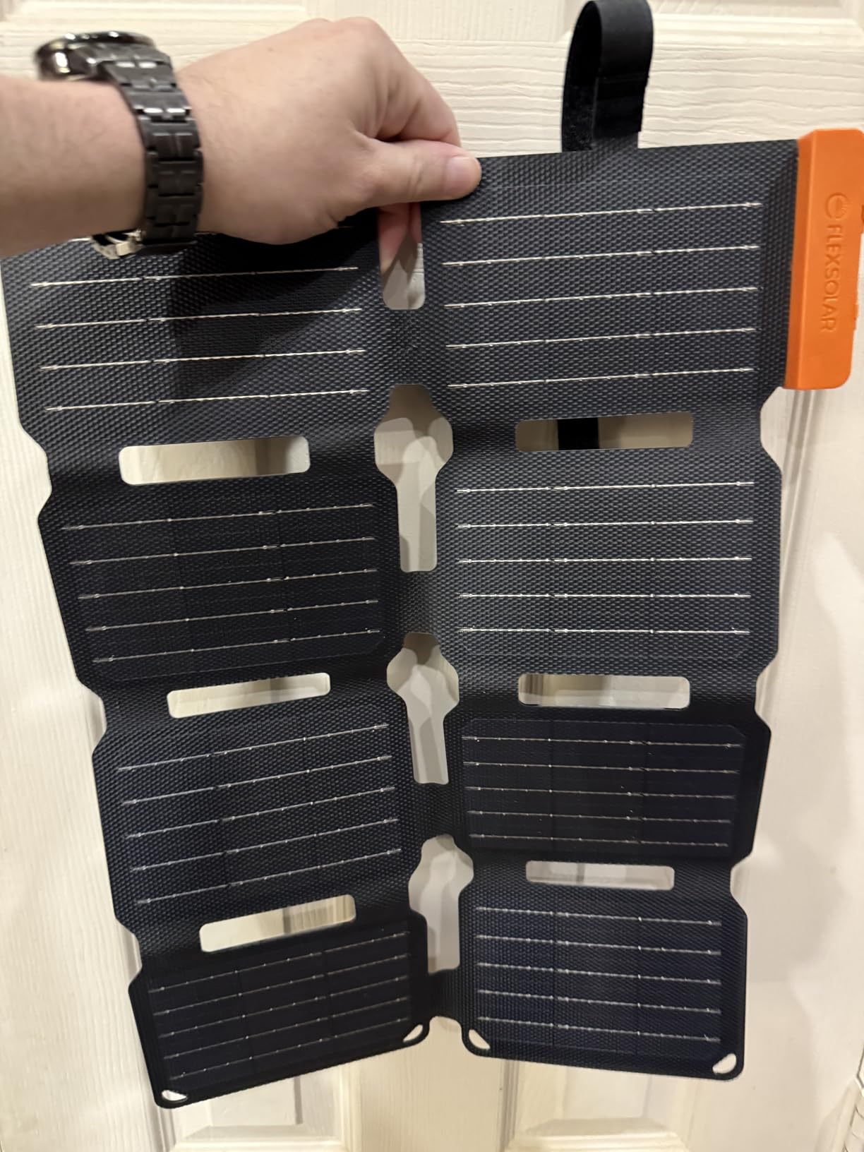 FlexSolar 25W Ultra-Portable Solar Panel Charger with Quick Charge, USB-A & USB-C Ports, Ultra-Lightweight for Backpacking, Hiking, and Camping customer photo 1
