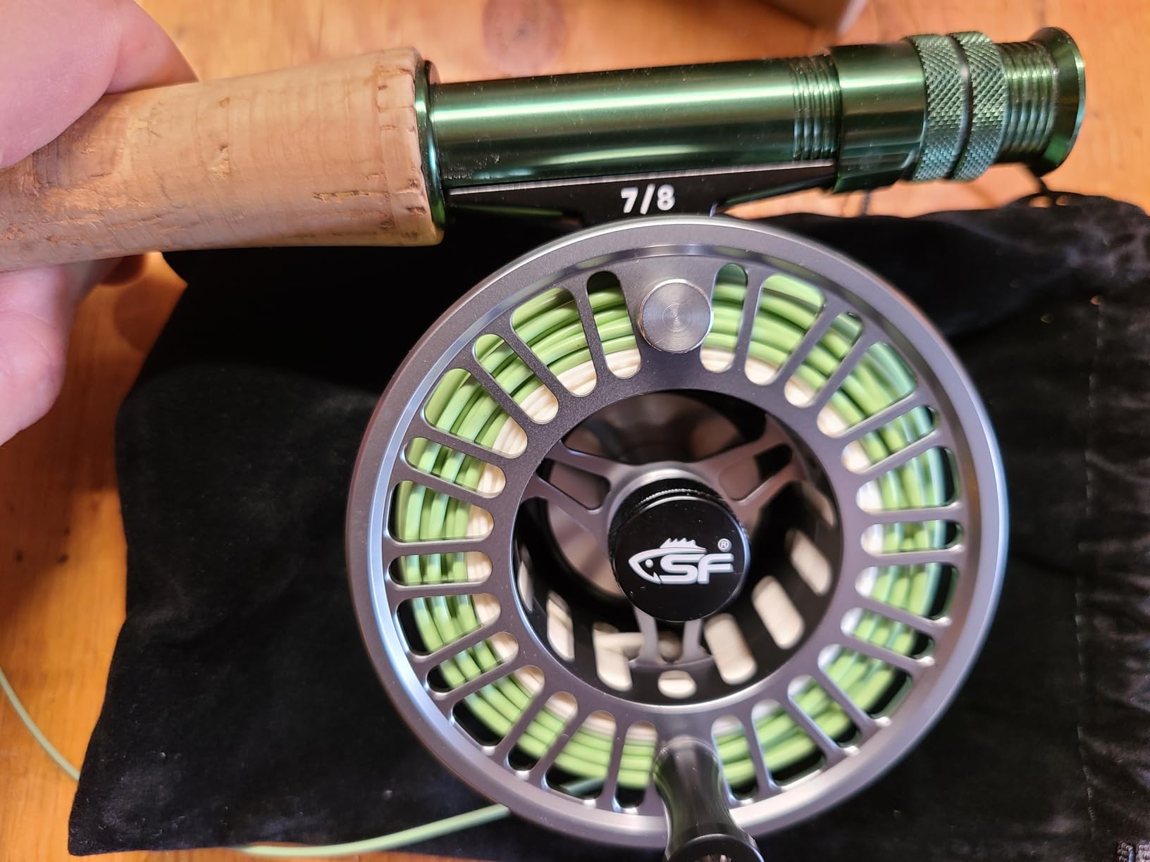 SF SF-003 Pro Fly Fishing Reel for Freshwater, CNC Precision Machining Process, Mid Arbor Design customer photo 1